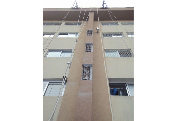 Recuperação estrutural de pilares